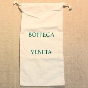 Bottega Veneta Logo Dust Bag Drawstring Bag 8.5" x 16" new